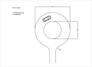 Model drive turning circle