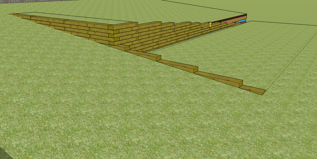 New sleeper retaining wallside wall