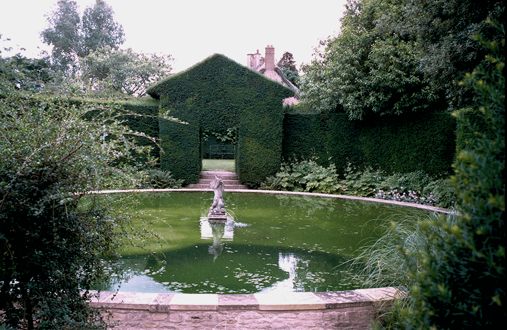 The reflecting pond at Hidcote