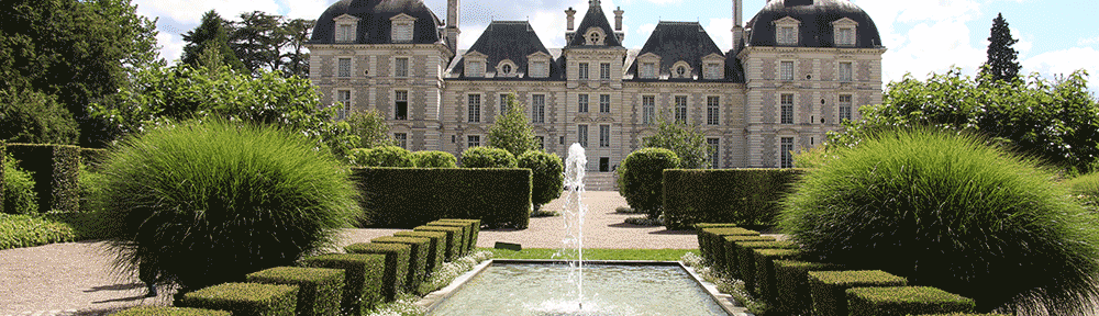 Water feature at Chateau Cheverny