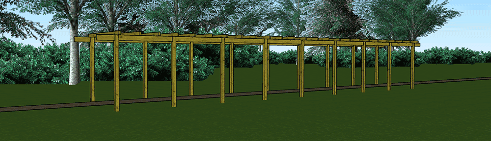 Garden Pergola.