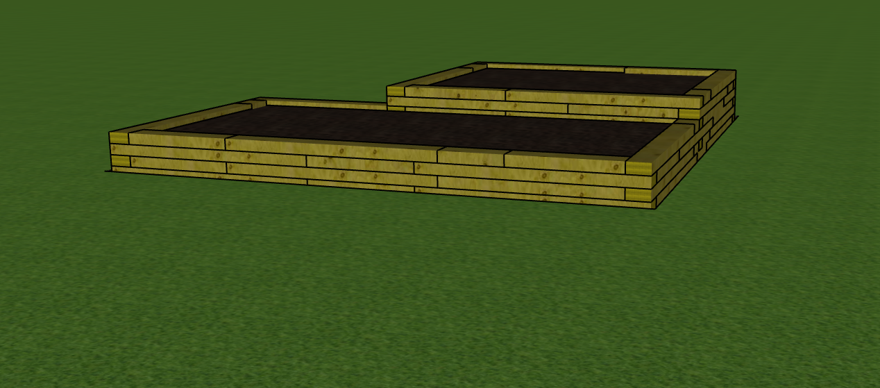 How to build a sleeper raised bed