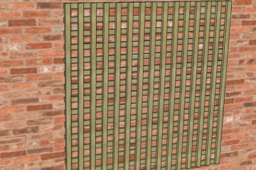 Fixing trellis to a wall Fixing trellis to a wall